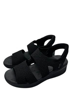 Skechers Slip-ins_Pier Lite Flex Washable Sandals in Black Size 8
